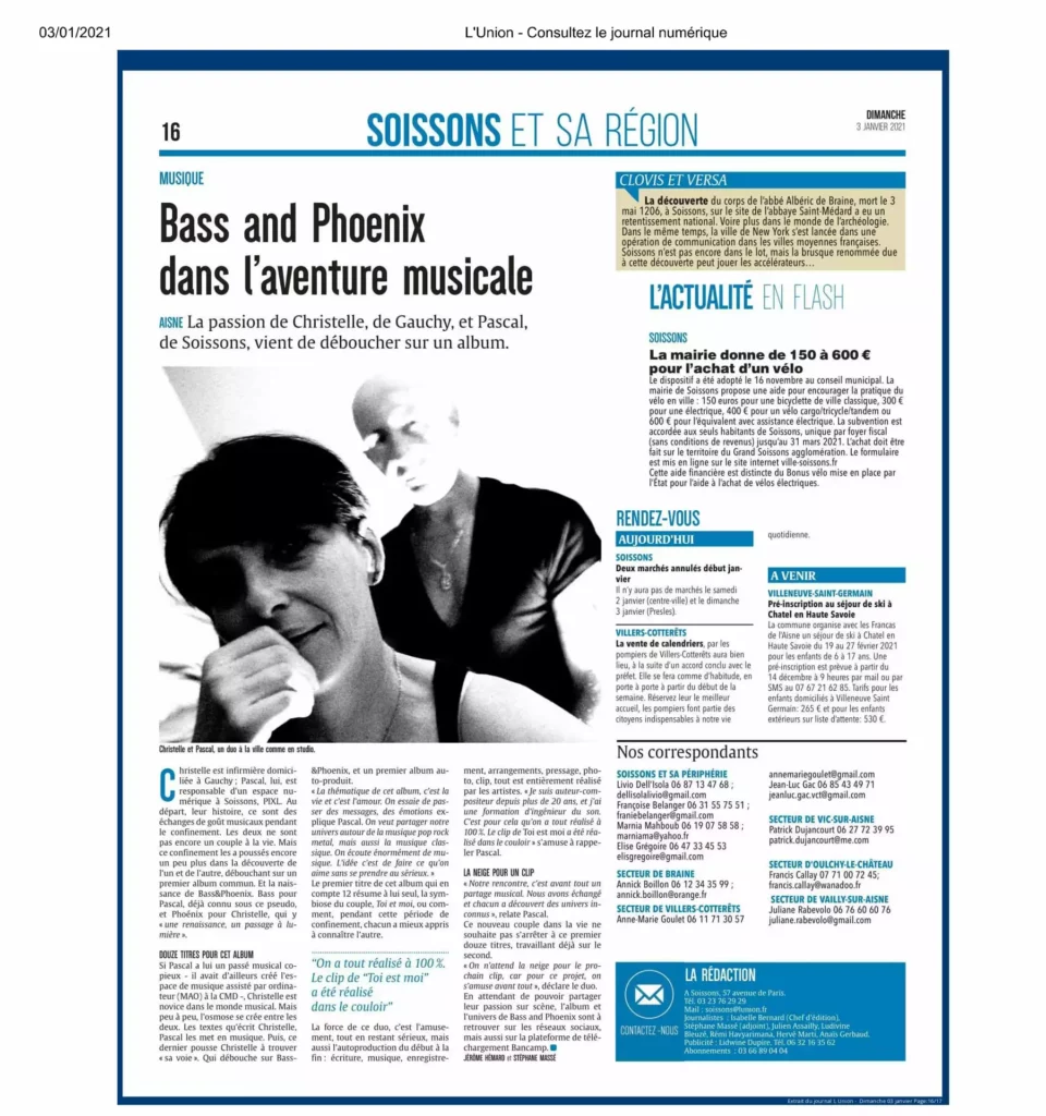 Journal l'union janvier 2021